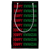 Happy Kwanzaa Greeting Klein Cadeauzakje (Voorkant)