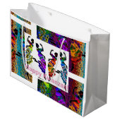 Happy Kwanzaa Groot Cadeauzakje (Voorkant Gekanteld)