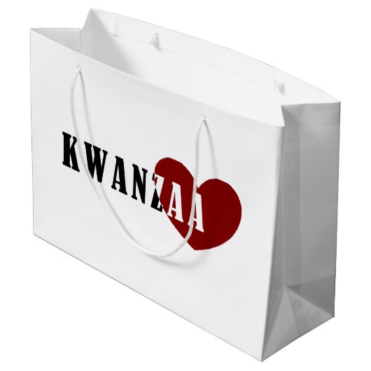 Happy Kwanzaa Groot Cadeauzakje (Achterkant Gekanteld)
