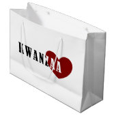 Happy Kwanzaa Groot Cadeauzakje (Voorkant Gekanteld)