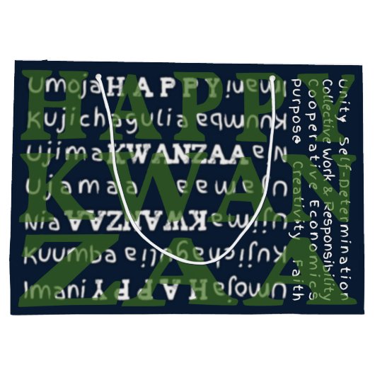Happy Kwanzaa Groot Cadeauzakje (Achterkant)