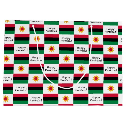 Happy Kwanzaa Groot Cadeauzakje (Achterkant)