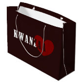Happy Kwanzaa Groot Cadeauzakje (Achterkant Gekanteld)