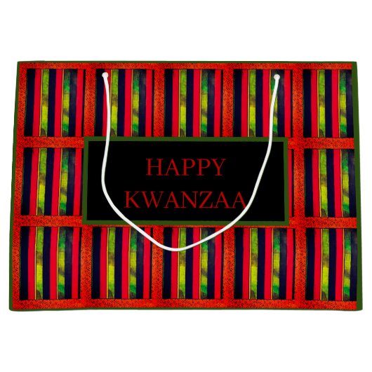 Happy Kwanzaa Groot Cadeauzakje (Voorkant)