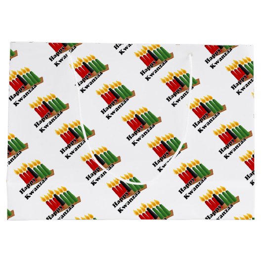 Happy Kwanzaa Groot Cadeauzakje (Achterkant)