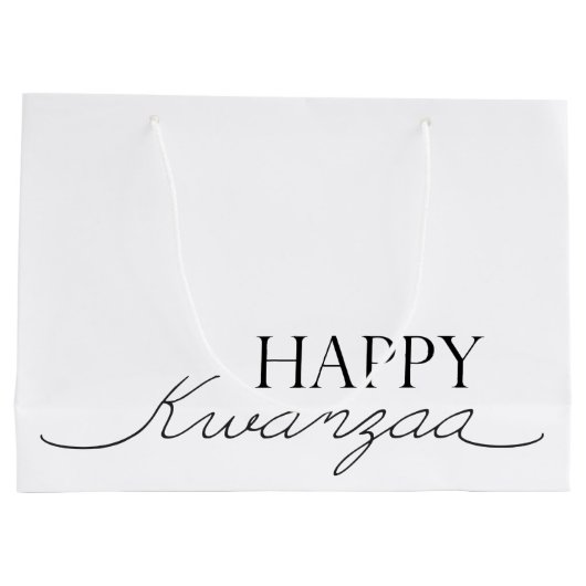 Happy Kwanzaa Groot Cadeauzakje (Achterkant)