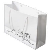 Happy Kwanzaa Groot Cadeauzakje (Voorkant Gekanteld)