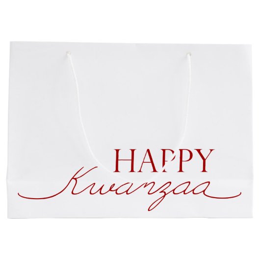Happy Kwanzaa Groot Cadeauzakje (Achterkant)