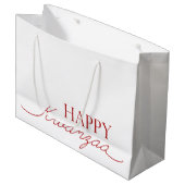 Happy Kwanzaa Groot Cadeauzakje (Voorkant Gekanteld)