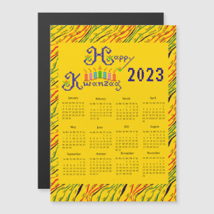 Happy Kwanzaa Hand Calendar