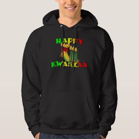 HAPPY KWANZAA HOODIE (Voorkant)
