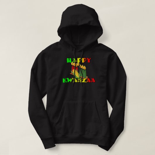 HAPPY KWANZAA HOODIE (Design voorkant)