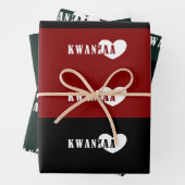 Happy Kwanzaa Inpakpapier Vel (In situ)