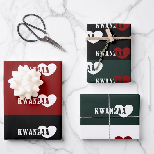 Happy Kwanzaa Inpakpapier Vel (Voorkant)