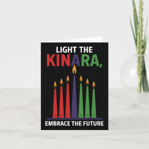 Happy Kwanzaa Kaarsen Afrika Vakantie Afrikaans Am Kaart