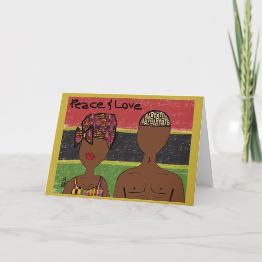 Happy Kwanzaa Kaart (Voorkant)