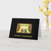 Happy Kwanzaa Kaart (Gele Bloem)