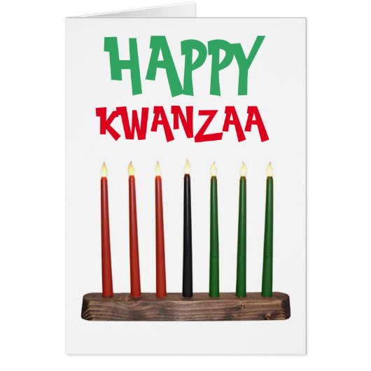 Happy Kwanzaa-kaart (Voorkant)