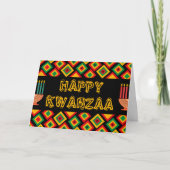 Happy Kwanzaa Kaart (Voorkant)