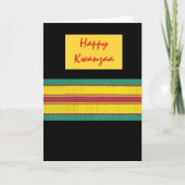 Happy Kwanzaa-kaart Feestdagen Kaart (Voorkant)
