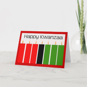 Happy Kwanzaa-kaart Feestdagen Kaart