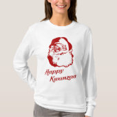 Happy Kwanzaa kerstkerstkerstkerstman T-shirt (Voorkant)