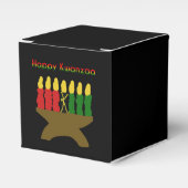 Happy Kwanzaa Kinara Bedankdoosjes (Voorkant Zijde)