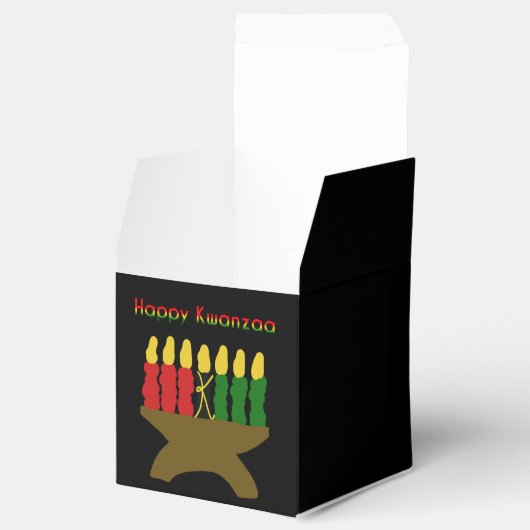 Happy Kwanzaa Kinara Bedankdoosjes (Geopend)