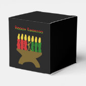 Happy Kwanzaa Kinara Bedankdoosjes (Achterkant)