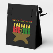 Happy Kwanzaa Kinara Bedankdoosjes (Achterkant)