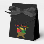 Happy Kwanzaa Kinara Bedankdoosjes (Voorkant Zijde)