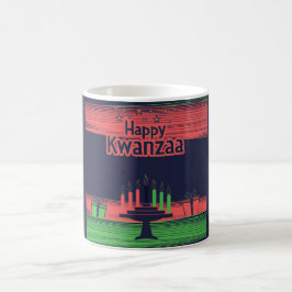Happy Kwanzaa Kinara Menorah Seven Holiday Koffiemok