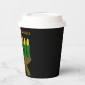 Happy Kwanzaa Kinara Papieren Bekers (Links)