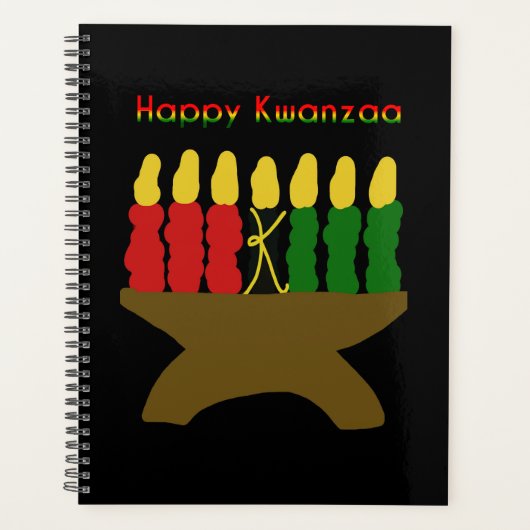 Happy Kwanzaa Kinara Planner (Voorkant)