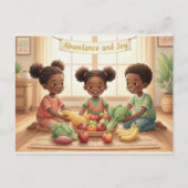 Happy Kwanzaa Kinara Postcard Briefkaart (Voorkant)