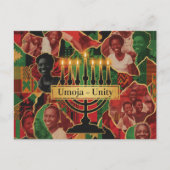 Happy Kwanzaa Kinara Postcard Briefkaart (Voorkant)
