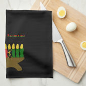 Happy Kwanzaa Kinara Theedoek (Quarter Fold)