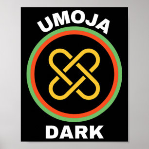 Happy Kwanzaa Kinara-Umoja Principes van Kwanzaa Poster