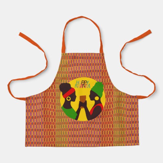 Happy Kwanzaa Kinder Apron Schort (Voorkant)