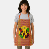 Happy Kwanzaa Kinder Apron Schort (Insitu)