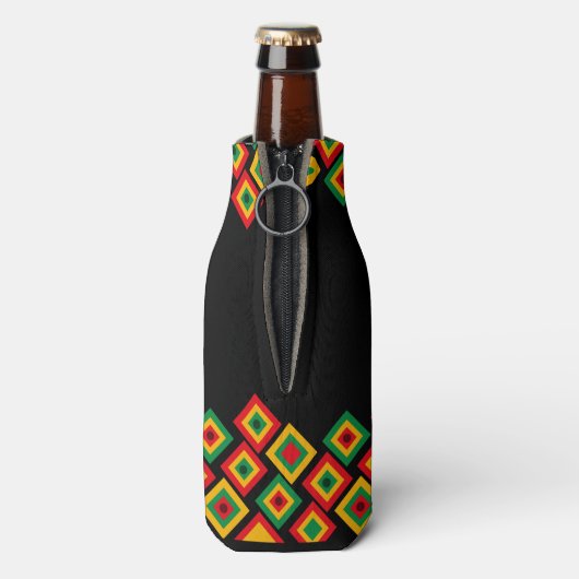 Happy KWANZAA Koelbox Flesjeskoeler (Fles Achterkant)