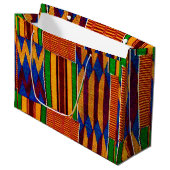 Happy Kwanzaa Large Gift Bag Groot Cadeauzakje (Voorkant Gekanteld)