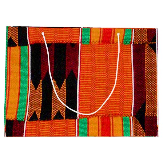 Happy Kwanzaa Large Gift Bag Groot Cadeauzakje (Achterkant)