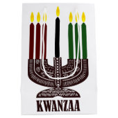Happy Kwanzaa Medium Cadeauzakje (Achterkant)
