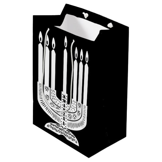 Happy Kwanzaa Medium Cadeauzakje (Voorkant Gekanteld)