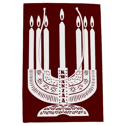 Happy Kwanzaa Medium Cadeauzakje (Voorkant)