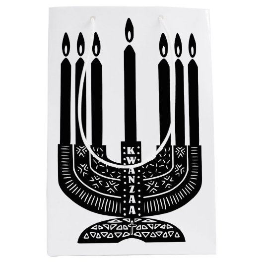 Happy Kwanzaa Medium Cadeauzakje (Voorkant)