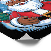 Happy Kwanzaa Merry Christmas Afro-Amerikaanse Hoi Poster (Hoek)