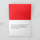 Happy Kwanzaa met hart Feestdagen Kaart (Binnen)