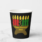 Happy Kwanzaa Papieren Bekers (Voorkant)